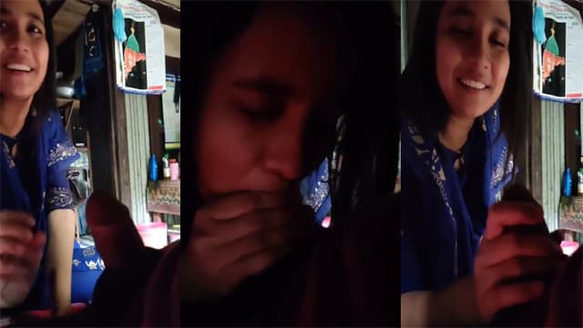 Slim College Girl – Hard Blowjob Leaked Viral