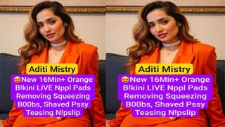Orange Bikini Aditi Mistry Pussy Chudai Viral MMS