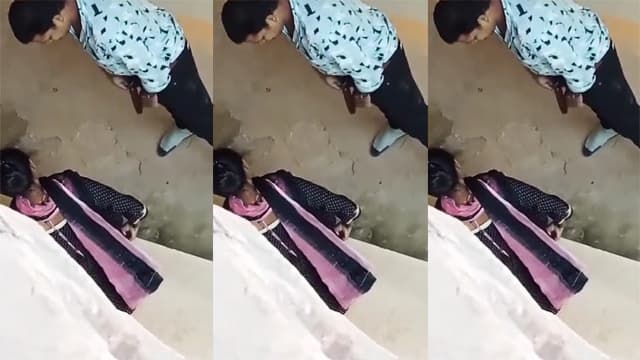Uncle And Girl Hard Fuck Behind The Bus Stop