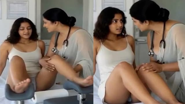 Hot Patient and Lady Doctor Lesbian Porn Nude Video Free